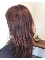フープヘアー(HOOP.HAIR)&nbsp;スモーキーピンクレイヤーカット