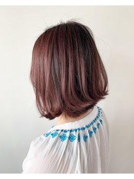 オル(Olu) 【MASAYA】ラベンダーピンク×デザインカラー×ハイライトカラー