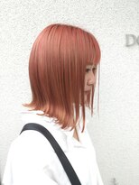 ドルチェ(DOLCE) 韓国風☆オレンジcolor☆シースルーバング