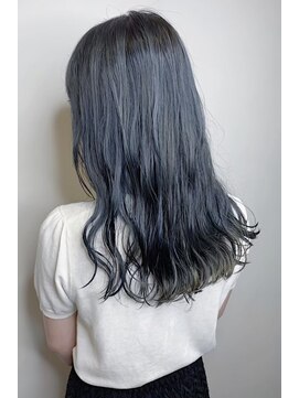 フロート 小阪店(float) ブルーカラー_マロンベージュ Aラインボブ かきあげ