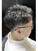 パーマ×フェード