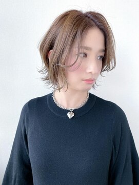 ヘアーアンドスパ フェリーチェ ミチ 野田屋町店(HAIR&SPA felice MICHI) 【felice MICHI島田和也】外ハネボブ