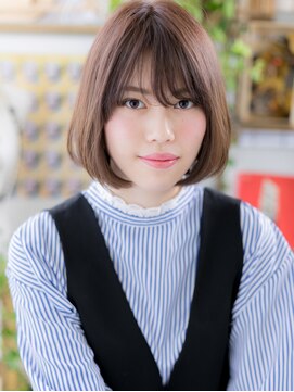 カバーヘア ブリス 戸田公園西口店(COVER HAIR bliss) ★美髪グレージュカラー斜めバングＡラインボブ20代30代40代★8