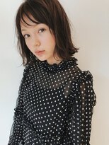 クラシカルボブ×ダークブラウン