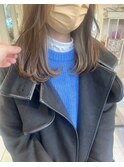 ベージュインナーカラー