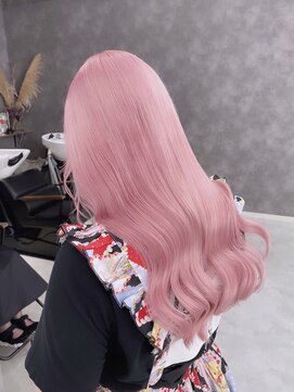 リル 溝の口(LiL) ホワイトピンク/溝の口/ブリーチ/ダブルカラー/レイヤーカット