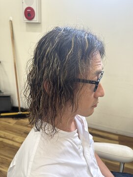 スウェル 千葉店(Swell) ミディアムハイライトツイストスパイラルパーマ
