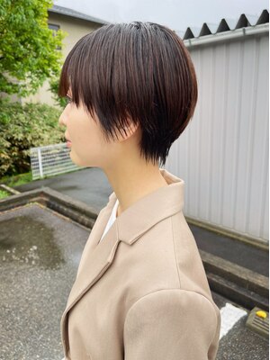 どの輪郭でも骨格美人&上級者ショートヘアに☆伸びてもキレイなフォルムが続く似合わせStyleにファン多数★