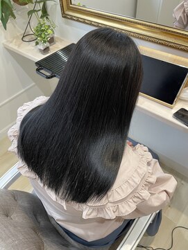 ユアーズヘアー 秋田店(yours hair) ダークアッシュ　ブラック　艶髪　ウルトワトリートメント
