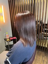 テュセ ヘアー 京都(Tu sais hair kyoto)&nbsp;ピンクブラウン/ピンク系カラー/つや髪カラー/ディープルビー