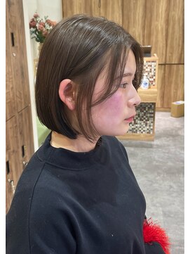 リミックス 南国店(remix) アッシュブラウン＆大人ボブスタイル♪