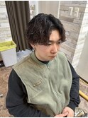 ツイストスパイラルパーマ/メンズカット/波巻きパーマ/札幌/大通