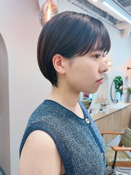 シビバイレボ(CIBI by revo) 地毛風カラー/ナチュラルレイヤーカット/ショートボブ[船橋]