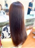 20代30代40代髪質改善カラーチョコレートブラウン透明感ロング