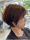 高知 南国市 BiBi glandjete ふんわりショート 上品大人ショート