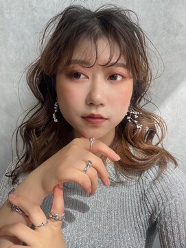 スリーバイベルベット(THREE...by velvet) メルティーベージュ♪ダブルカラー/ミルクティー/オージュア