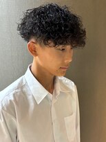 アイズ 海老名(AIZU) プードルパーマ 波巻きパーマ 波巻きスパイラルパーマ 眉毛