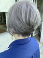ヘアサロン ビビット 久宝寺店(VIVIT) 白髪ぼかしブリーチ、グレイヘア