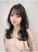 小顔レイヤー 前髪顔周り髪質改善縮毛