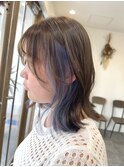 前髪/アンブレラカラー/こなれミディ/イメチェン/稲毛