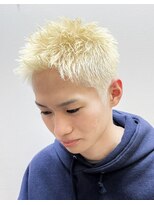 ルースト 京都駅前店(ROOST)&nbsp;【ブリーチ2回】スパイキーショート