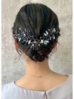 スタイル 横浜(STYLE)&nbsp;結婚式お呼ばれシニヨン／ヘアセット/編み込み/アレンジ