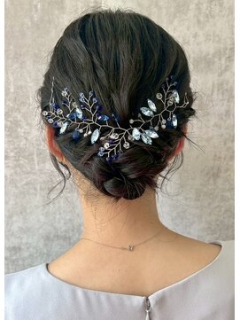 スタイル 横浜(STYLE) 結婚式お呼ばれシニヨン／ヘアセット/編み込み/アレンジ