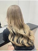 ヘーゼルベージュ佐賀カラーハイトーングレージュレイヤーボブ