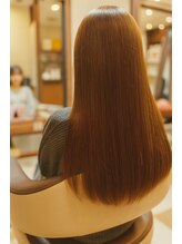 サプリス(suplis hair design) ナチュラル艶ストレート×ナチュラルブラウンロング