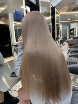 ラピス 渋谷本店(Lapis) ミルクティーベージュ/髪質改善/ストレートヘア/艶髪/ハイトーン