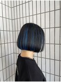 インナーカラーブルー