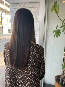 エリカエストガーデン(ELICA est garden)の写真/髪の状態を見極めた施術で、自然で柔らかな仕上がりのストレートヘアを叶えます♪