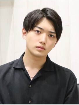 ヨシザワインク プレミアム 築地店(YOSHIZAWA Inc. PREMIUM) モテ髪王道センターわけマッシュカジュアルツーブロック