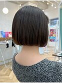 20代～50代☆パッツン内巻きショートボブ髪質改善ヘッドスパ