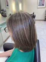松本平太郎美容室 土浦パートワン(PART1)&nbsp;白髪ぼかしハイライトスタイル　40代50代60代　　土浦