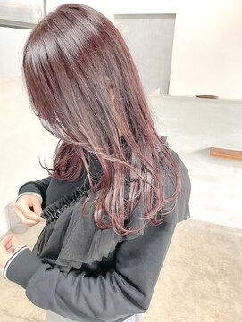 ハイク(Hike) 【Hike/大分駅/金池】セミロング/ピンク/バイオレット/前髪