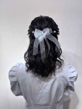 ヘアセット専門サロン by OKINAWA WATABE WEDDING 那覇店 ハーフアップ
