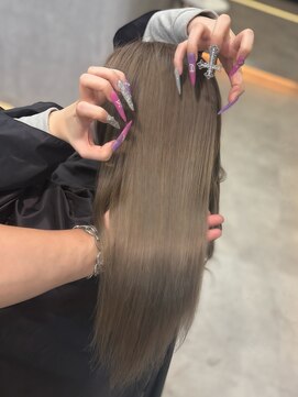 ラピス 福岡天神店(Lapis) やまでぃーハイトーンブリーチ&ダブルカラーエクステ髪質改善