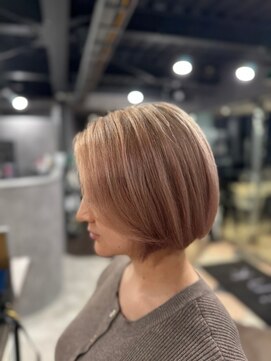 インク(ink) タッセルボブ/顎ラインボブ/ハイトーン