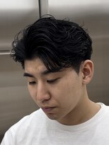 フィフスパーク(fifth PARK)&nbsp;渋谷ラルフカールセンターパートメンズカットフェード刈り上げ