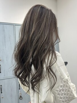 ロテ(LOTE.) 着物ヘア/大人ガーリー/ダークアッシュ/似合わせカット/一宮