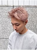 スパイキーショート/ピンクベージュ