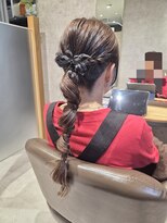 リップル(Ripple)&nbsp;【海浜幕張 Ripple】ゆるふわ可愛い×丸三つ編みアレンジ