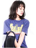 ルーズパーマ×鎖骨ボブ