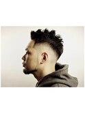 【BARBER STYLE】フェードライン サンプル ミドルフェード