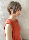 30、40代にオススメ!小顔立体感ショート×イルミナブランジュ
