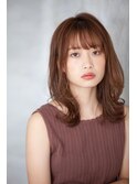 【shellbear 銀座】大人カジュアル外ハネミディアム