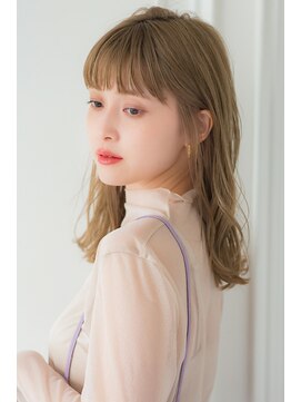 アリエッタ(aRietta) 【aRietta 秋山すみれ】韓国風　ベージュ　ガーリー　ウエーブ