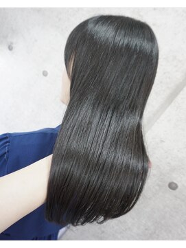 ヘアテリア リュウ 大塚(hair teria ryu) 表面矯正&深みグレーカラー