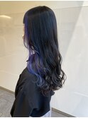 【イヤリングカラー】*ブルー×バイオレット*